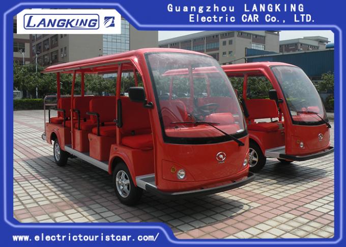 8 Rad-elektrisches Shuttle-Auto des Sitzelektrisches Besichtigungs-Bus-4 für Erholungsort-Park 0