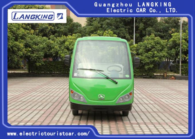 8 Steigfähigkeit des Sitzer-grünes elektrisches touristisches Auto-Minireisebus-18% 0