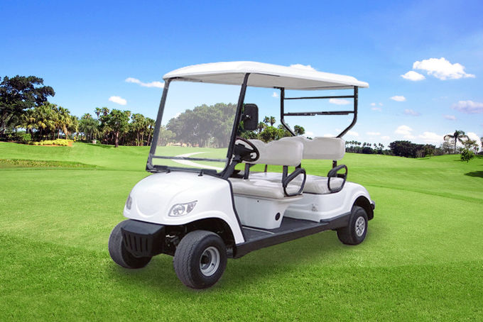 die 4 Sitzsicherheits-elektrisches Golf-verwanzter Wagen mit freiem behalten saure Batterie kundengebundenes Logo bei 1