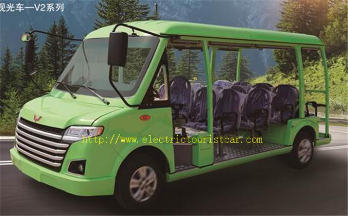 18 Sitzelektrischer Besichtigungs-Bus, Schulshuttle-Bus mit Türen 30 Km/H 0