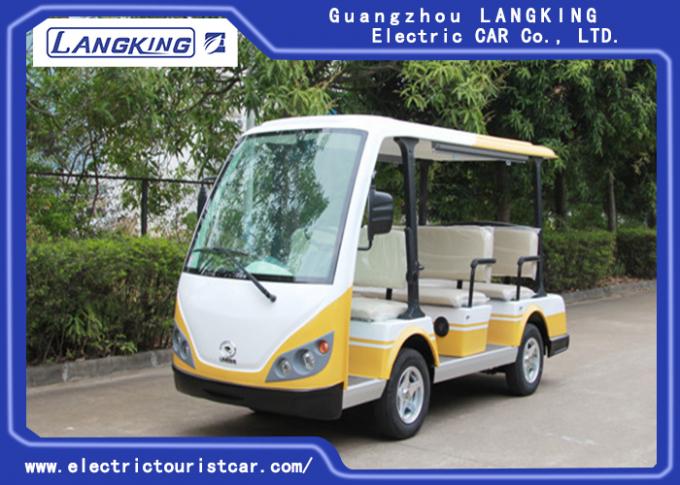 Weißer Sitzer-Golfmobil-elektrischer Besichtigungs-Bus-China-Minireisebus /Yellow 8 0