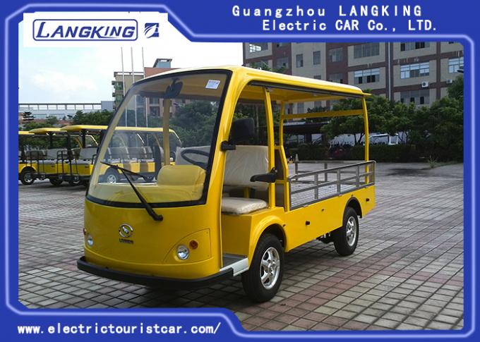 2 karrt Energieversorger Sitzer-Golfmobil-Gelb ADC 48V 5KW Acim Gepäck-Wagen 0